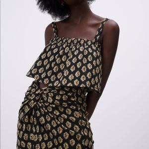 Zara top & skirt set
